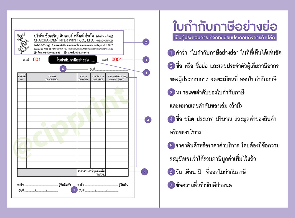 Brief tax invoice 1